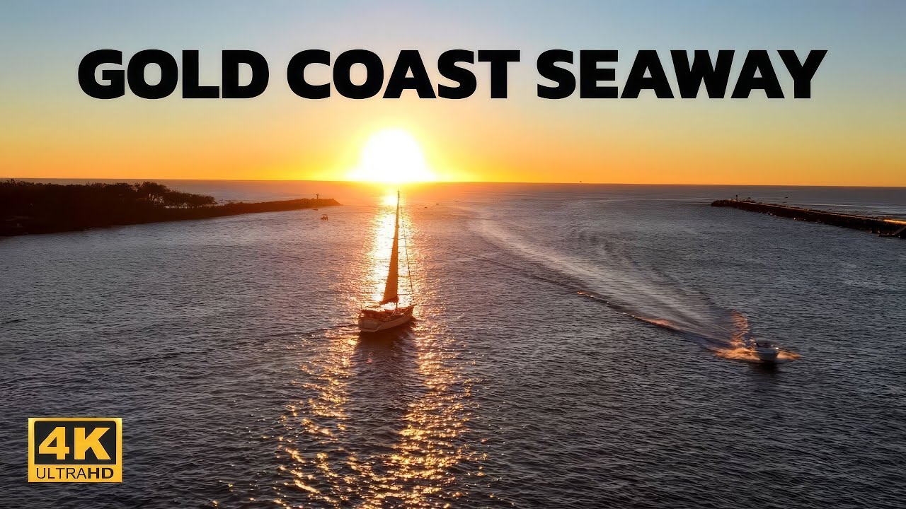 Bask in the enchanting panoramas of Gold Coast Seaway.