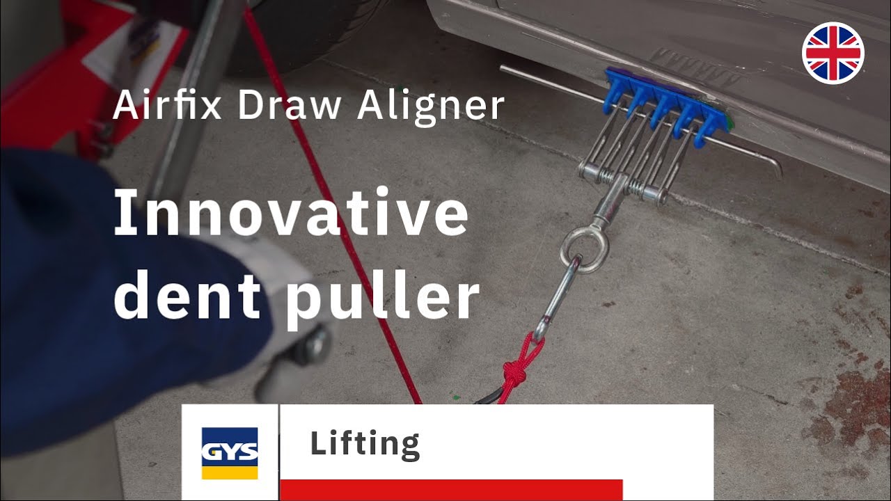 GYS Airfix draw aligner dent pulling demonstration