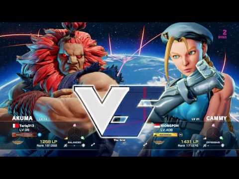 Street Fighter V - Akuma vs Cammy 8th Apr 2017