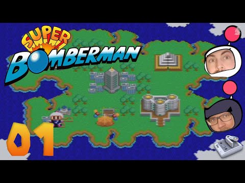 SUPER BOMBERMAN #01: Kannst Du mich bitte feiern? | 2 Spieler | SNES | Deutsch