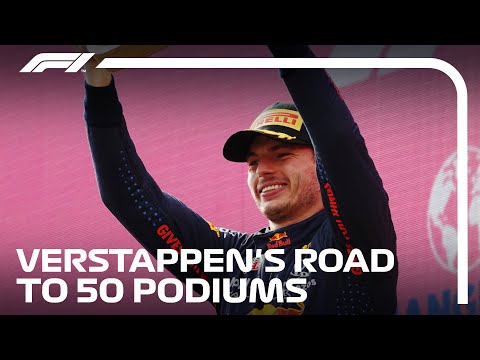 Max Verstappen's First 50 Podiums In F1