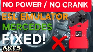 Mercedes-Benz W204 W207 W212/No Power, No Crank, No Dash Lights, ESL/ELV Steering Lock Emulator/CGMB