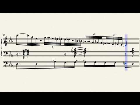 John Coltrane "Soul Eyes" transcription accompanied by McCoy Tyner