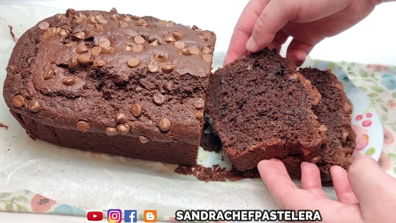 Si Tienes 15 MINUTOS, con POCOS Ingredientes HAZ este BIZCOCHO de Avena, Chocolate y Banana