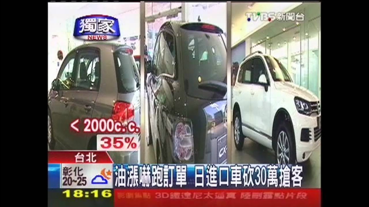 〈獨家〉油漲嚇跑訂單　日進口車砍30萬搶客