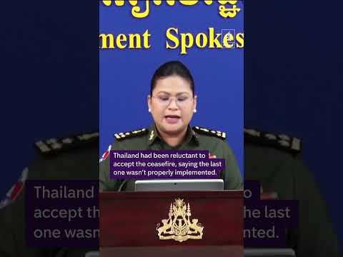 Cambodia and Thailand agree to new ceasefire deal