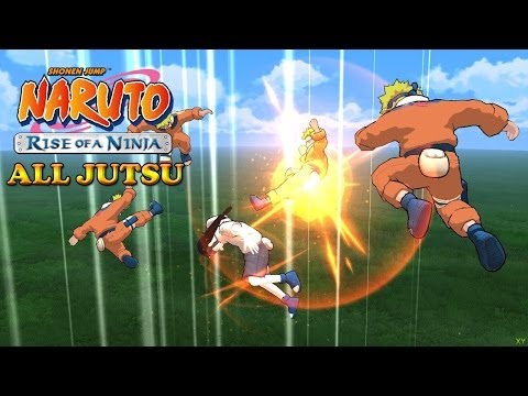 Naruto Rise of a Ninja All Jutsu [1080p HD]