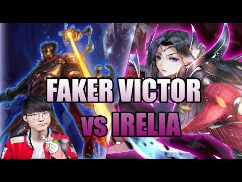 Faker Crazy Victor Carried it | SKT T1 Faker Victor vs Irelia