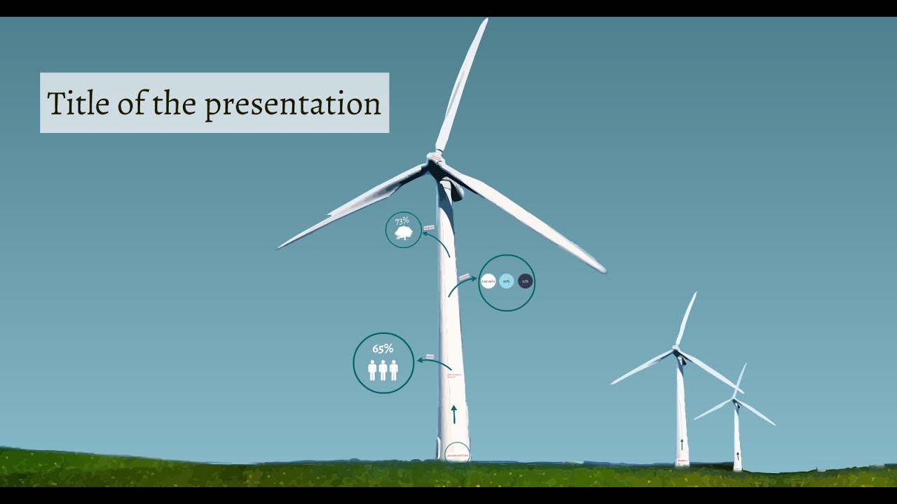 Prezi presentation with windmill