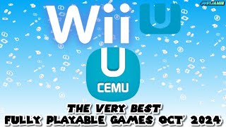 Cemu Games That Play Straight Out the Box #cemu #wiiu #emulator