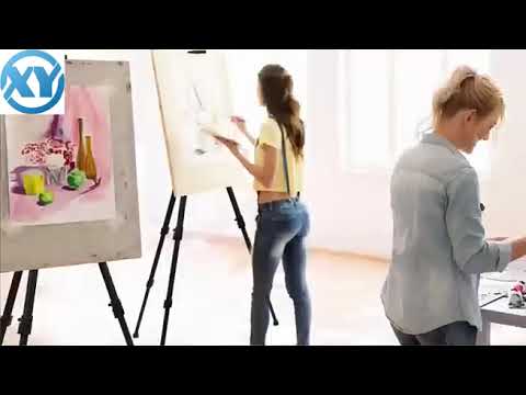 Simple Metal Easel/How to set up/Artists Portable Metal Easel/Iron Easel