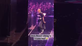 Chris Brown vibing to “I Love You”😭