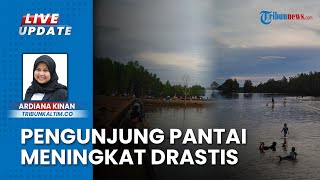 Pengunjung Pantai Kenyamukan Sangatta Ramai, 6000 Orang Padati Lokasi Dibanding Tahun Sebelumnya