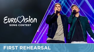 Joe and Jake - You’re Not Alone (United Kingdom) First Rehearsal