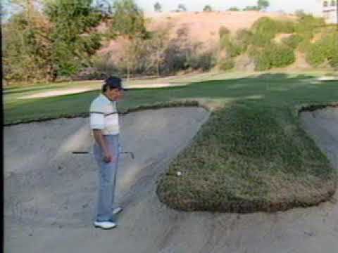 2 Minute Golf Lesson: Chipping from Bunker Grass - Lee Trevino