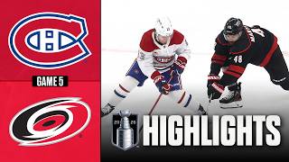 Canadiens vs. Hurricanes | NHL Playoff Highlights | Game 5 | May 29, 2026