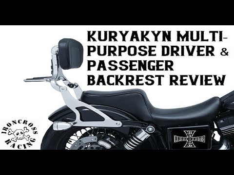 Kuryakyn Multi-Purpose Driver & Passenger Backrest Review for 2017 Harley Davidson Road King