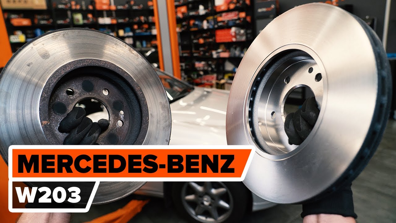 Comment changer : disques de frein avant sur Mercedes W203 - Guide de remplacement