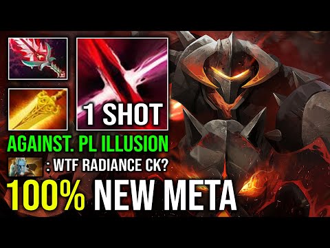 CRAZY NEW META Radiance Illusion Army 1 Shot Reality Rift Chaos Knight 100% Counter PL Dota 2