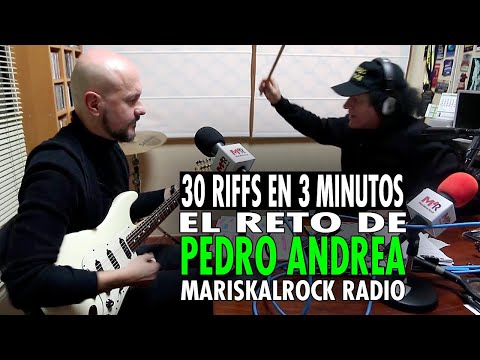 30 riffs en 3 minutos: El reto de Pedro Andrea en MariskalRock