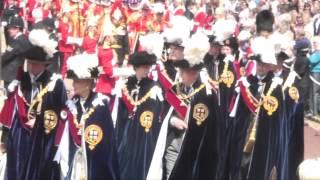 preview picture of video 'Order of the Garter Service and Procession at Windsor Castle'