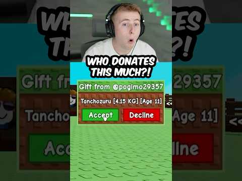 Stranger Donates To Me In Roblox Grow A Garden!