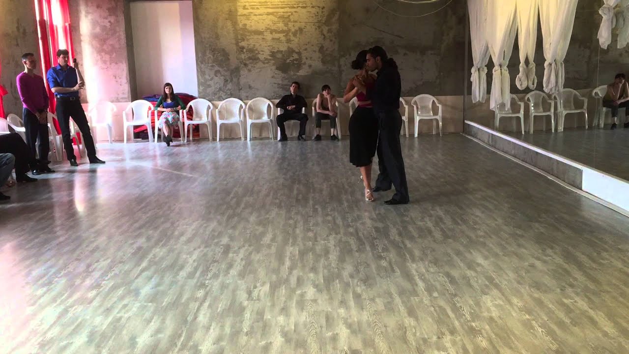 Ismael Ludman & Natalia Ochoa. Clase: "Paradas y pasadas". St. Petersburgo, Rusia