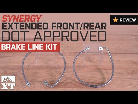 Jeep Wrangler Synergy Extended Front/Rear DOT Approved Brake Line Kit (2007-2018 JK) Review