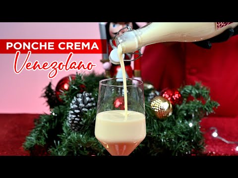 PONCHE CREMA VENEZOLANO (receta navideña fácil)