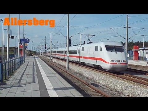 ICE 1 Durchfahrt durch Allersberg Richtung München [HD]