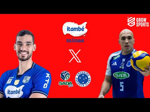 ITAMBÉ MINAS X SADA CRUZEIRO -  VOLEI AO VIVO COM IMAGENS