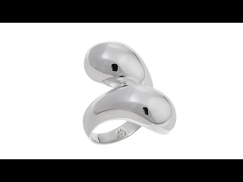 Sevilla Silver Bold HighPolish BypassStyle Ring