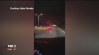 Video shows suspected drunk driver crash and flip from I-275