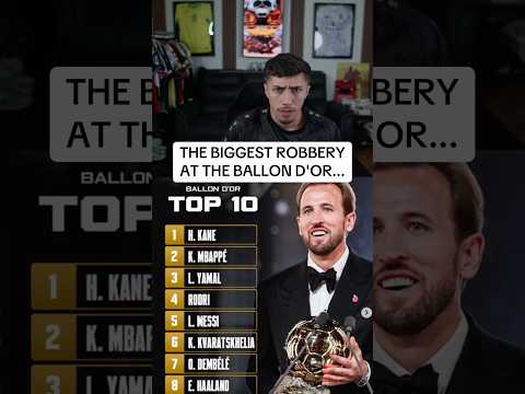 BIGGEST ROBBERY AT THE BALLON D'OR 😳 #ballondor #football #olise #mbappe #harrykane #lamineyamal