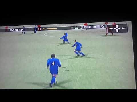 HYSTERICAL CRISIS BY ERNESTO LAZZATI 😂 (Boca Juniors All-Stars vs Liverpool FC 2004-2007) - PES PS2