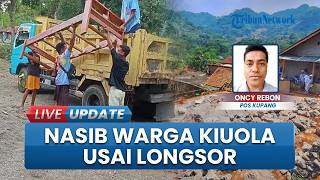 Korban Longsor  Kiuola Keluhkan Biaya Mandiri Bangun Rumah: Terpaksa Dirikan Pondok di Seberang Kali