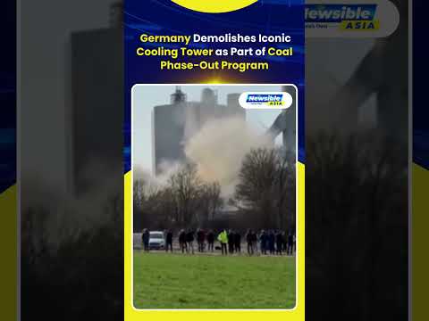 Germany Demolishes 117m Cooling Tower at Frimmersdorf Power Station