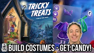 Tricky Treats Board Game Review - Layer Costumes From Transparent Cards!