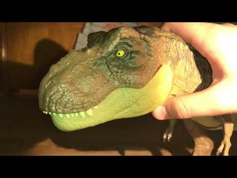 Mattel camp Cretaceous Dino Escape stomp n escape T. rex review!!