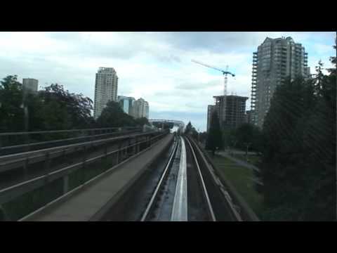 An automatically operating SkyTrain, Expo Line, Vancouver 2011