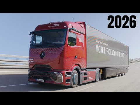 New 2026 Mercedes Actros - Test Driving in Europe