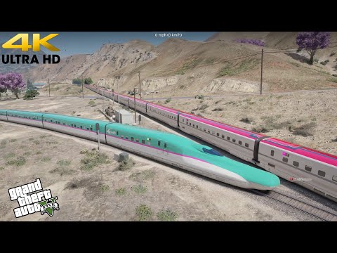 E5+E6 High-Speed Long Shinkansen - Grand Theft Auto V