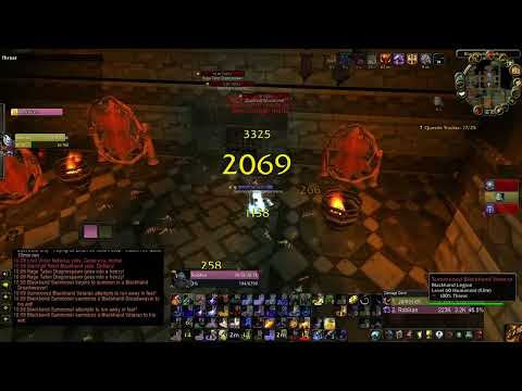 Finally got my T1 dungeon shoulder piece for the T2 quest in UBRS - WoW WotLK Classic