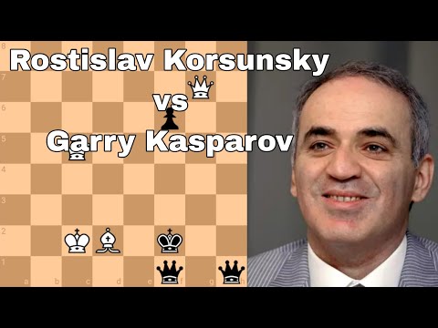 Moscow (1976). Rostislav Korsunsky vs Garry Kasparov.