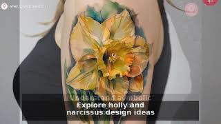 Top 10 December Birth Flower Tattoo Ideas & Meanings