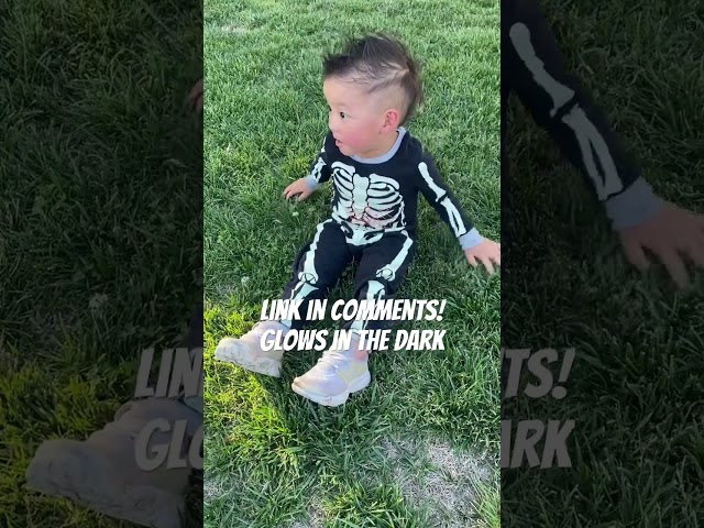 Vídeo relacionado con Family Feeling Kids Toddler Girls Boys Conjuntos de pijamas de esqueleto para Halloween Toddler Glow In The Dark Traje De Embarazada (3-4 Years)