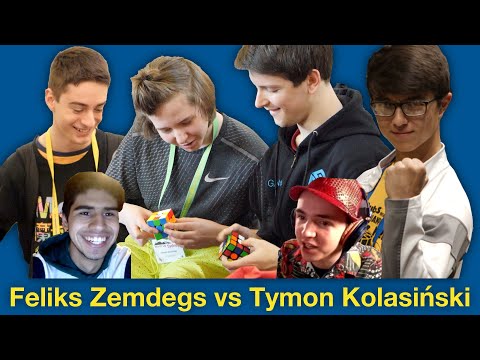 Feliks vs Tymon - Best of 100 Rubik's Cube Match