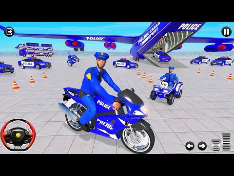 Police Vehicle Transporter Truck Simulator: Police Bike Transport Mode - Android iOS Gameplay
