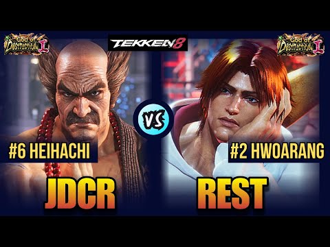 JDCR (#6 Ranked Heihachi) vs REST (#2 Ranked Hwoarang) - Tekken 8 Gameplay + Frame DATA